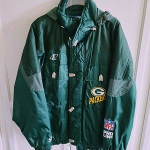 Vintage NFL Proline Green Bay Packers Coat
